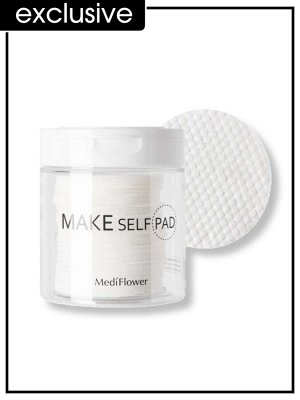 Medi Flower Диски ватные для снятия макияжа Pad Make Self, 100 шт