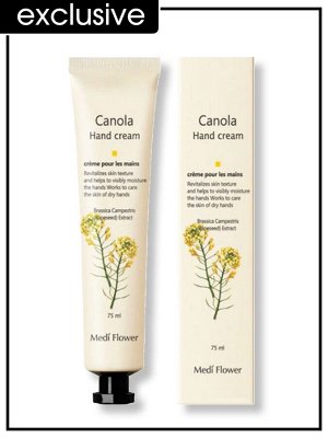 Крем для рук, с экстрактом канолы, 75 мл / Medi Flower Hand Cream Canola