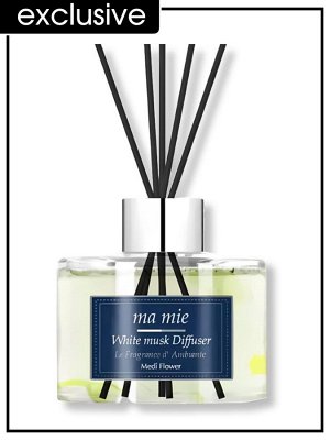 Medi Flower Ma Mie Diffuser -Renewal (White Musk) Набор Диффузор-Обновление аромат белый мускус, 110 мл + 200 мл