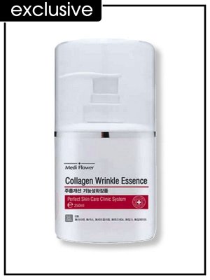 Medi Flower Essence Collagen Wrinkle Эссенция для лица против морщин с коллагеном, 250 мл