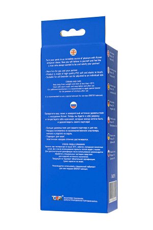 Насадка на пенис XLover by TOYFA, для увеличения размера, TPE, черный прозрачный, 13,5 см