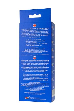 Насадка на пенис сквозная XLover by TOYFA, TPE, черный прозрачный, 10,5 см
