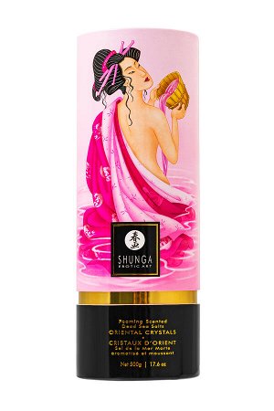 Соль мёртвого моря для ванны Shunga Oriental Crystals "Афродизия" 500гр