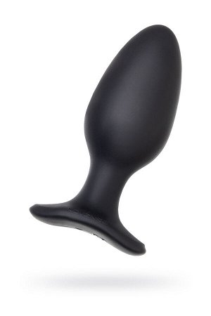 Анальная втулка LOVENSE Hush 2 (L), силикон, черная, 15 см, ? 5,7 см