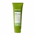 Naturia Pure Body Wash Wild Mint &amp; Lime - Гель для душа с освежающим ароматом мяты, эвкалипта и лайма 100 мл