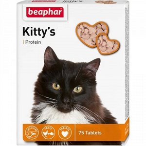 Beaphar Витамины д/кош Kitty`s С протеином 75шт