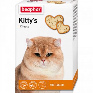 Beaphar Витамины д/кош Kitty`s С сыром 180шт
