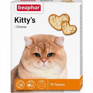 Beaphar Витамины д/кош Kitty`s С сыром 75шт