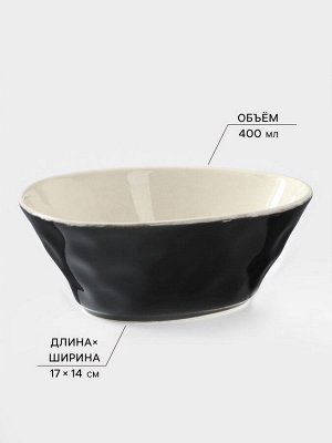 Набор тарелок «Рестос Блэк», 4 предмета, керамика, Иран