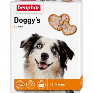 Beaphar Doggy`s Витамины с печенью для собак