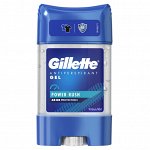 GILLETTE Гелевый дезодорант-антиперспирант Power Rush 70 мл