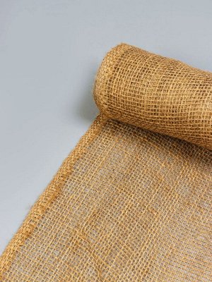 Джут натуральный, 1,1 * 5 м, плотность 190 г/м*, плетение 26 * 26 нитей