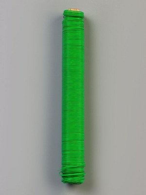 Проволока для подвязки растений, 50 м, металл, зелёная, Greengo