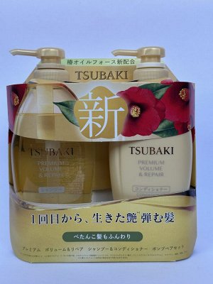 Набор SHISEIDO Tsubaki Premium Volume&Repair (шампунь + кондиционер) из Японии.