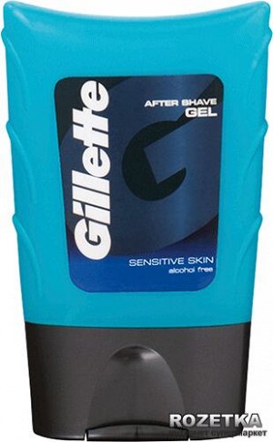 GILLETTE Гель после бритья Sensitive Skin (для чувствительной кожи) 75мл