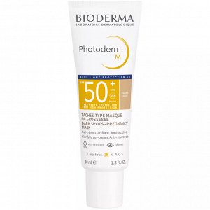 Солнцезащитный крем-гель M SPF 50+, светлый оттенок, 40 мл