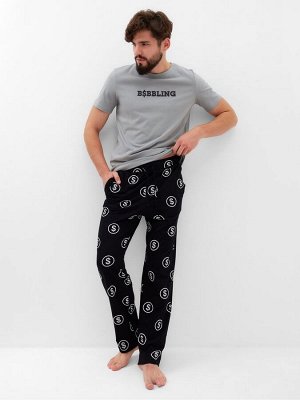 Пижама мужская KAFTAN "Bubbling" размер, черный