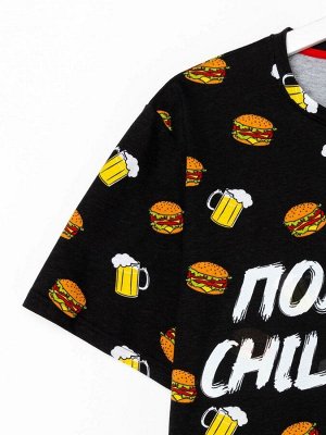 Пижама мужская KAFTAN "Полный out" размер