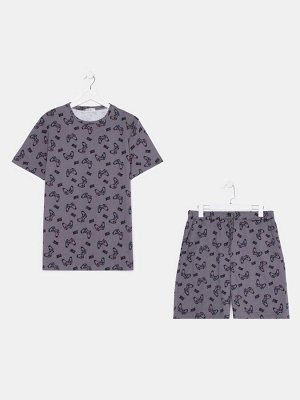 Пижама мужская KAFTAN "Game" размер, серый