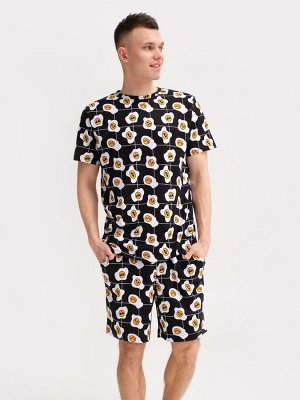 Пижама мужская KAFTAN "Яйца", черный
