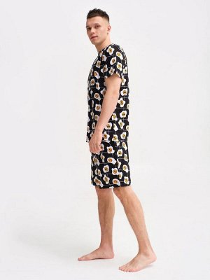 Пижама мужская KAFTAN "Яйца", черный