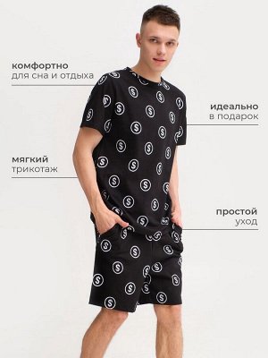 Пижама мужская KAFTAN "Money", черный