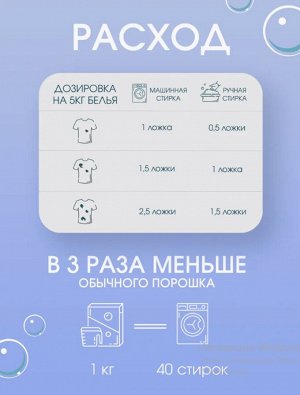 Стиральный порошок универсальный PureLAB LIME аромат цветочных полей 3кг, картон