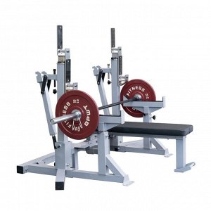 Скамья для жима олимпийская домкратная / стойка для приседаний IPF Gymmaster SS-27