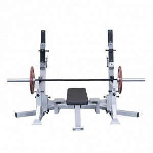 Скамья для жима олимпийская домкратная / стойка для приседаний IPF Gymmaster SS-27
