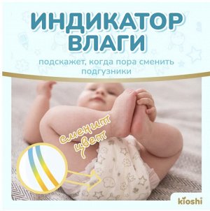 KIOSHI®️PREMIUM УЛЬТРАТОНКИЕ Детcкие подгузники, размер NB (до 5 кг), 24 штуки/упаковка