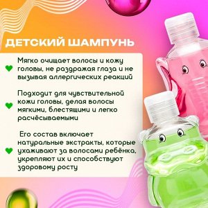 Подарочный набор косметики Liss Kroully: пена для ванн детская + шампунь детский
