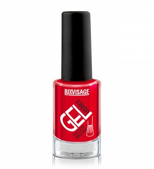 Лак для ногтей GEL finish LUXVISAGE красный 7 красный