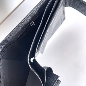 Портмоне кошелек мужское экокожа черное
