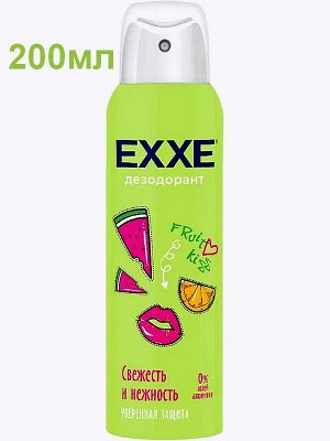 Exxe Дезодорант спрей Fruit kiss Свежесть и нежность 200мл женский