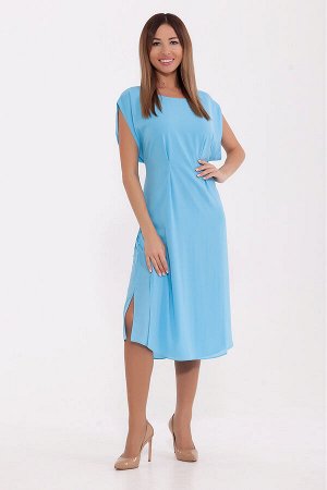 #79083 Платье Голубой