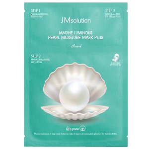 Трёхшаговый увлажняющий комплекс с жемчугом JMsolution Marine Luminous Pearl Deep Moisture Mask Plus, 30мл