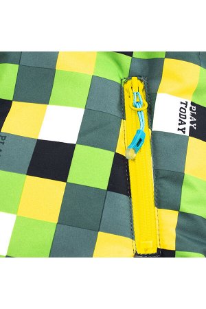 #77413 Куртка зеленый,желтый
