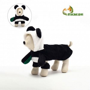 Костюм "Панда", размер S (ДС 28, ОГ 37, ОШ 18 см, вес 3-5кг)