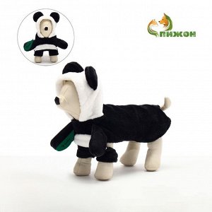 Костюм "Панда", размер M (ДС 34, ОГ 43, ОШ 20 см, вес 5-10 кг)