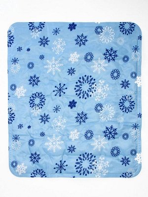 Коврик охлаждающий (гель), 65 х 50 см, снежинка