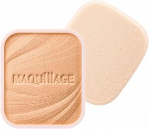 MAQUILLAGE Dramatic Powdery EX - пудра для лица с эффектом натурального сияния (рефил+спонж)