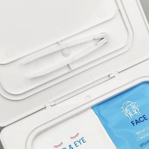 MeLoSo Набор пэдов для удаления макияжа и очищения лица / 2 in 1 Dual Pad, 80 шт. x 2