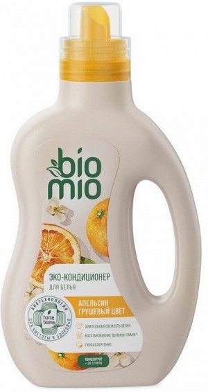 Кондиционер для белья BioMio Bio-Soft Апельсин Грушевый цвет 800 мл