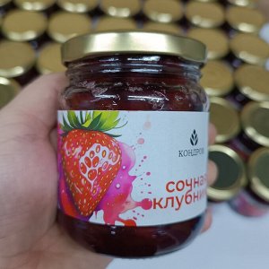 Клубничное варенье, 280 гр.