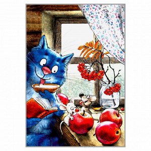NR-151 Картина (Ноябрь) Алмазная мозаика 29.5×20.5см, 30 цветов