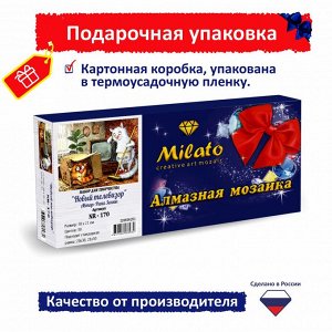 NR-170 Картина (Новый телевизор) Алмазная мозаика 29.5×20.5см, 30 цветов