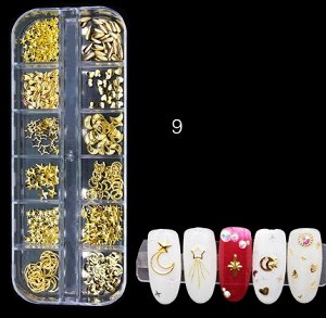 Набор декоративных украшений для дизайна ногтей