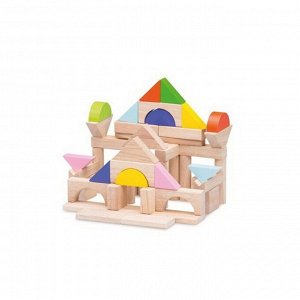 Игровой набор деревянных кубиков Wonderworld, 50 шт