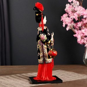 Кукла коллекционная "Китаянка в национ. платье с китайским фонариком" МИКС 32х12,5х12,5 см