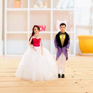 Набор кукол «Свадьба», невеста шарнирная, МИКС